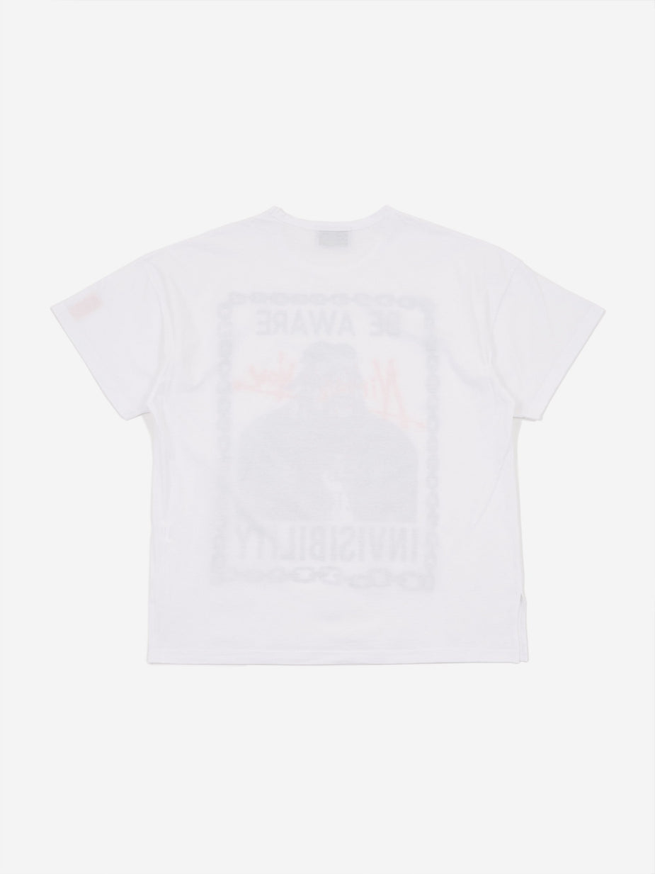 Black Weirdos Black Weirdos BEAWARE Shortsleeve T-Shirt - White - White