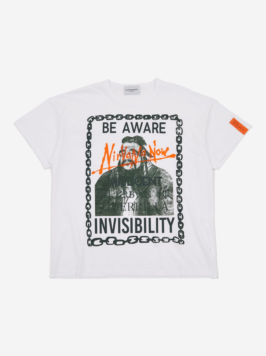 Black Weirdos Black Weirdos BEAWARE Shortsleeve T-Shirt - White - White