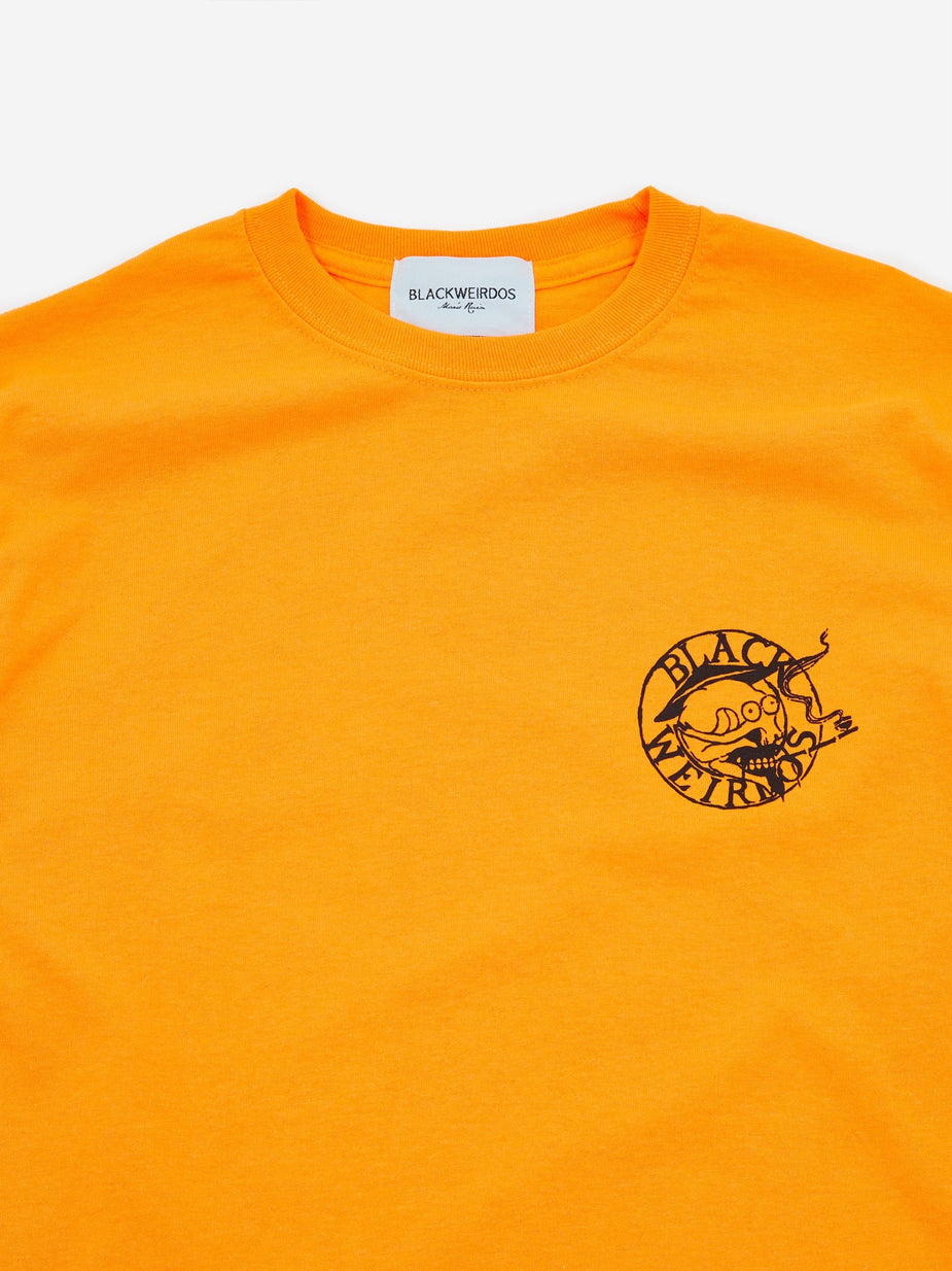 Black Weirdos Black Weirdos Paris Longsleeve T-Shirt - Orange - Orange