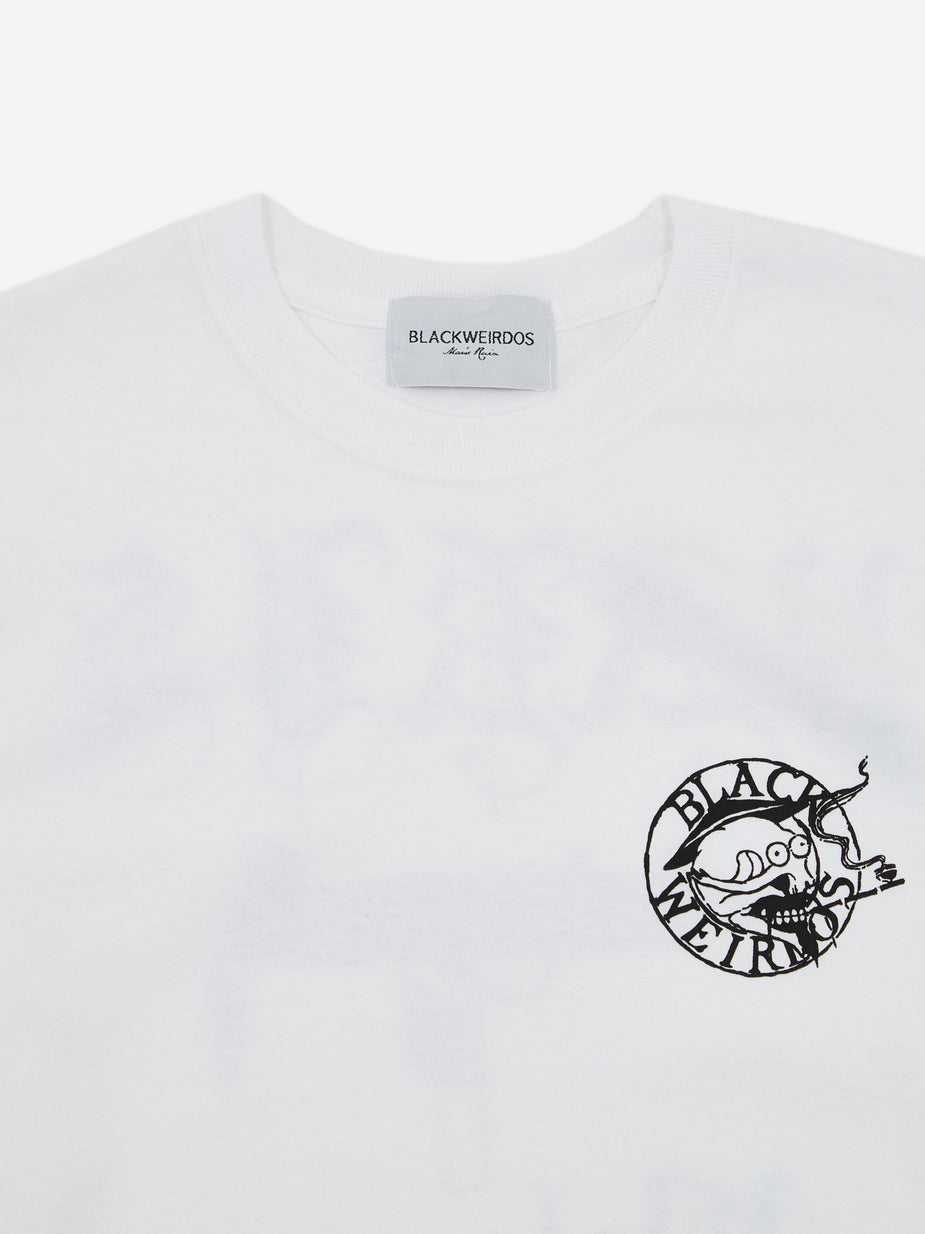 Black Weirdos Black Weirdos Paris Longsleeve T-Shirt - White - White