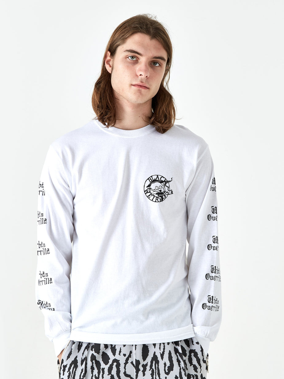 Black Weirdos Black Weirdos Paris Longsleeve T-Shirt - White - White