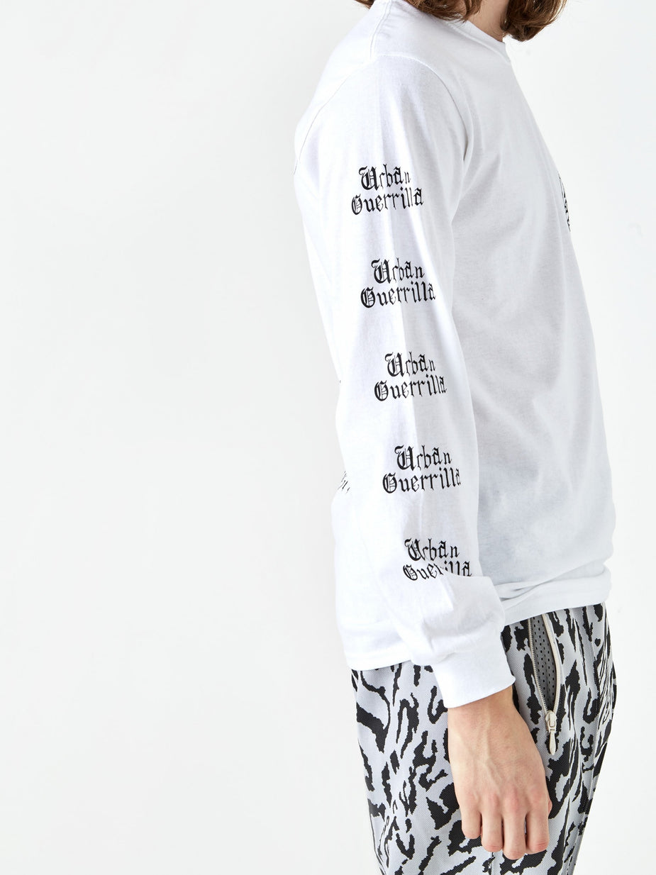 Black Weirdos Black Weirdos Paris Longsleeve T-Shirt - White - White