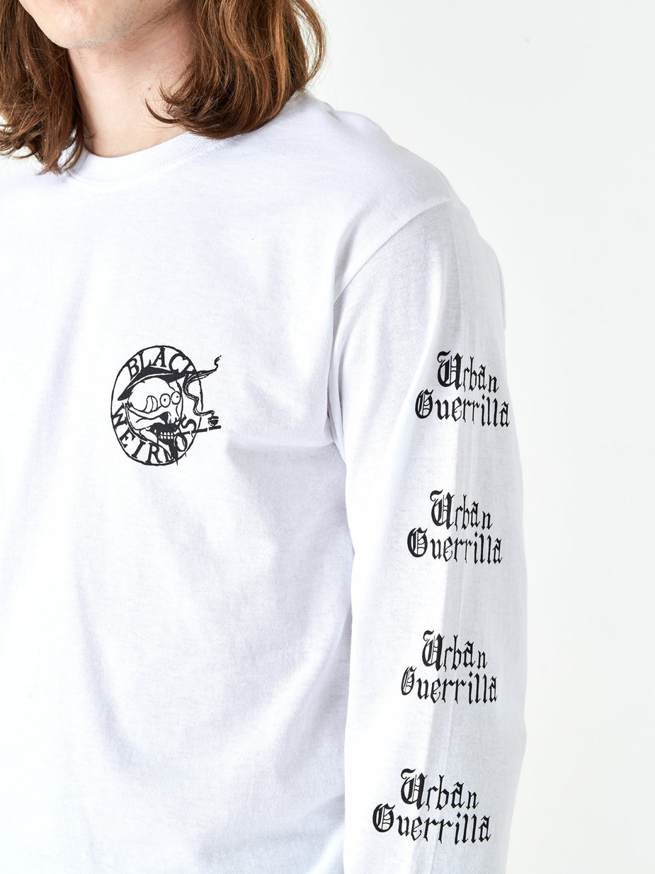 Black Weirdos Black Weirdos Paris Longsleeve T-Shirt - White - White