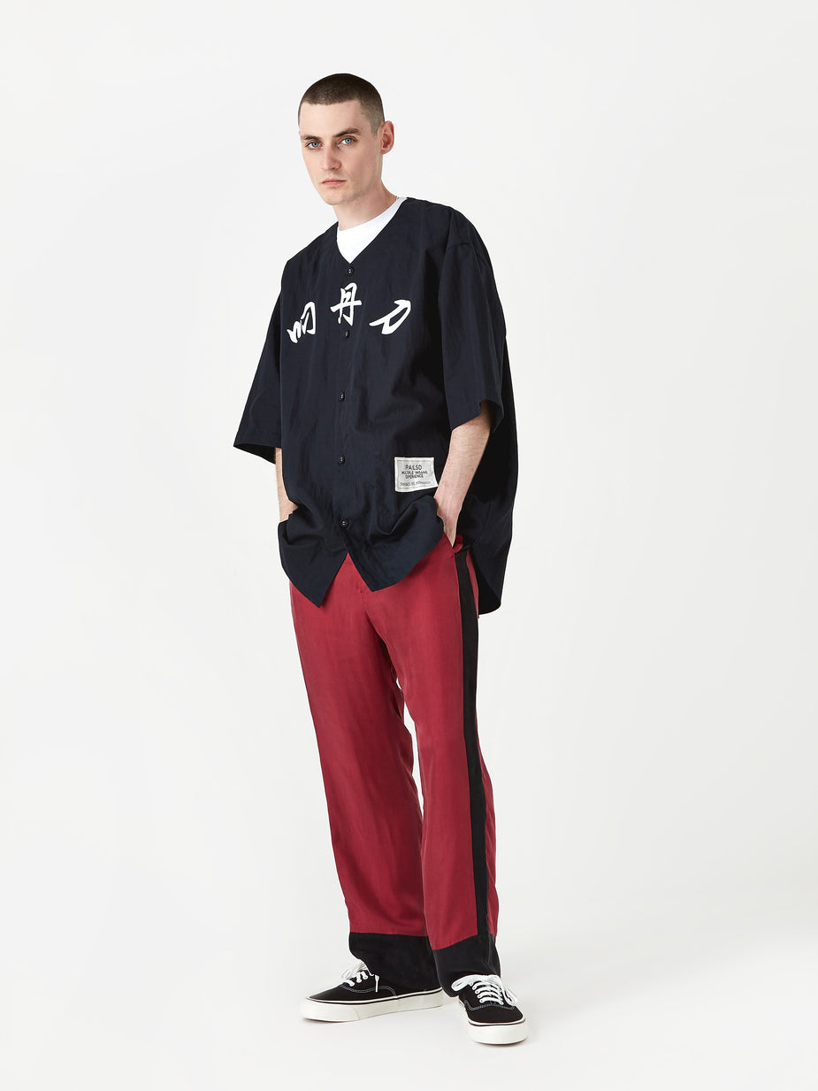 Black Weirdos Black Weirdos Baseball Shirt - Navy - Blue
