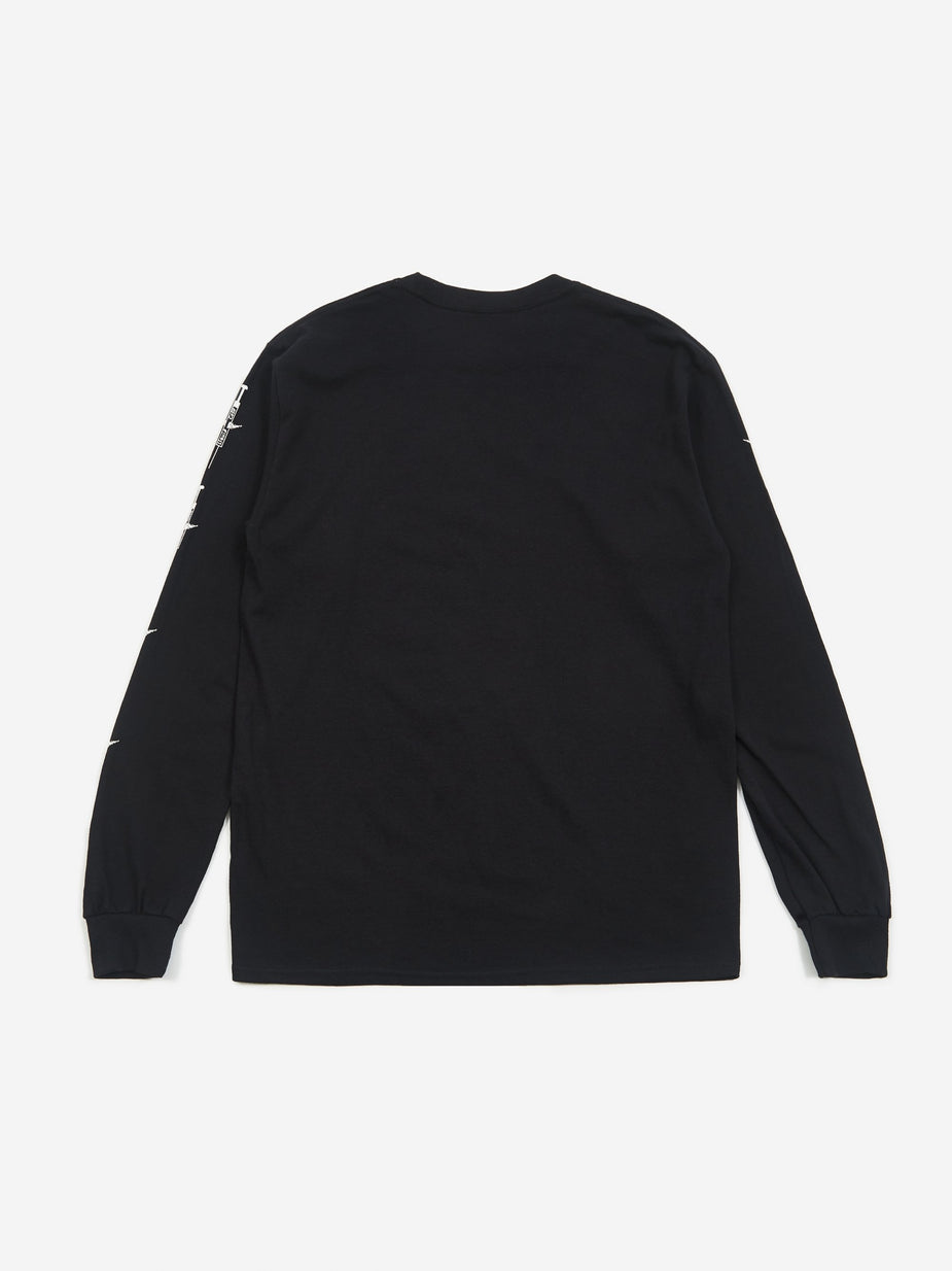 Born Again Born Again The Pain Of A Madman Longsleeve T-Shirt - Black - Black