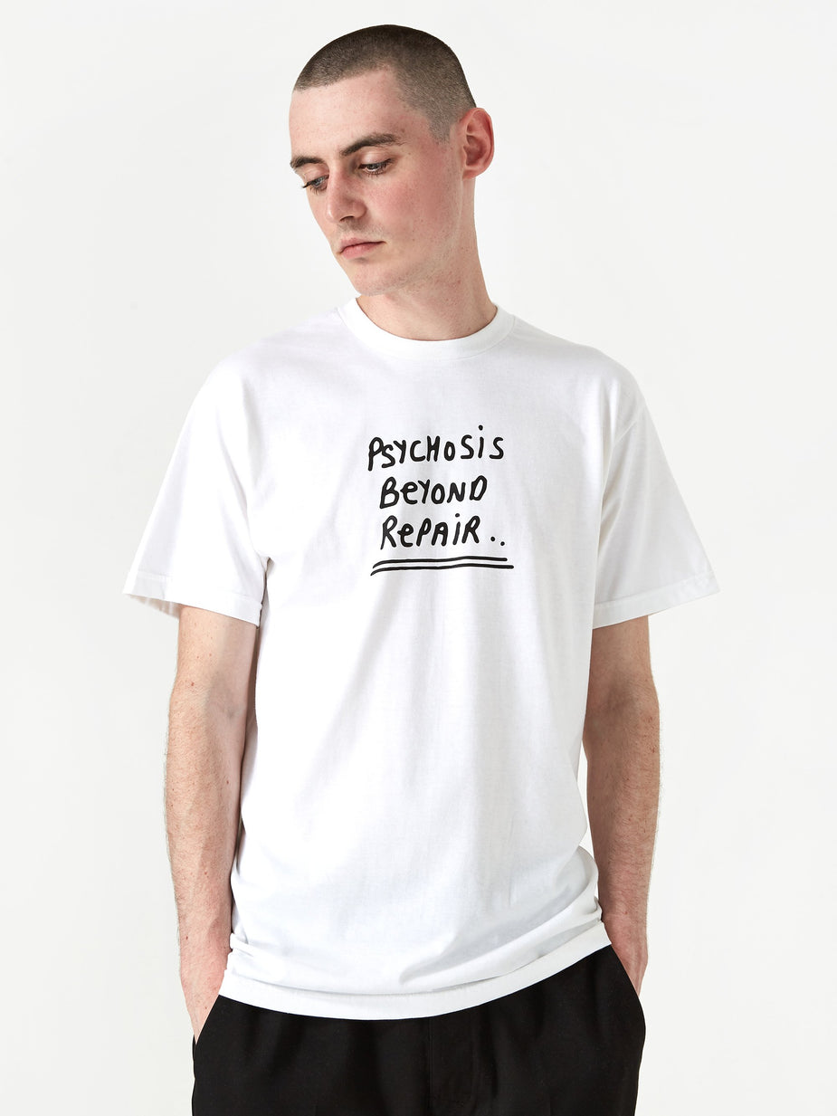 Born Again Born Again Psychosis Beyond Repair Shortsleeve T-Shirt - White - White
