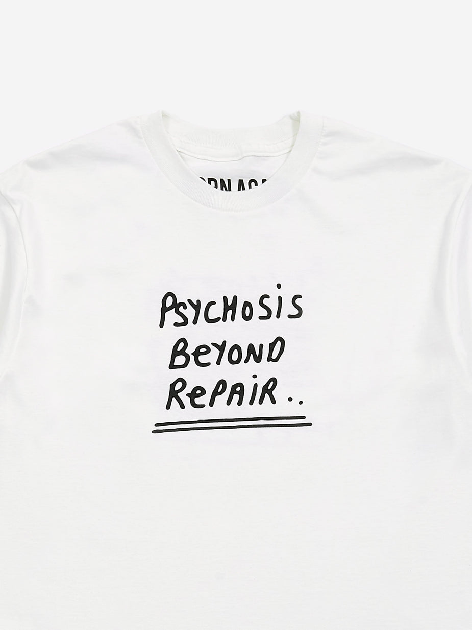 Born Again Born Again Psychosis Beyond Repair Shortsleeve T-Shirt - White - White
