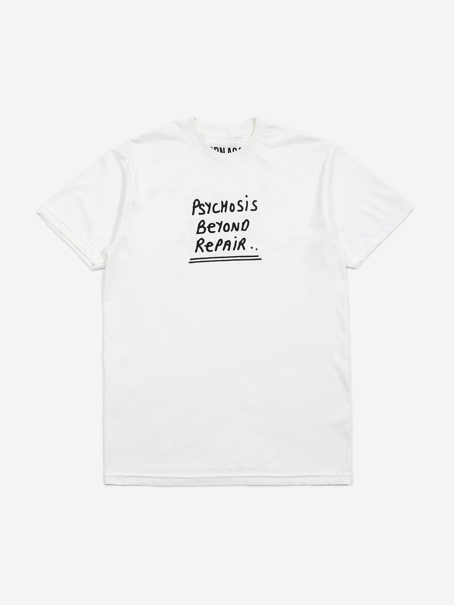 Born Again Born Again Psychosis Beyond Repair Shortsleeve T-Shirt - White - White
