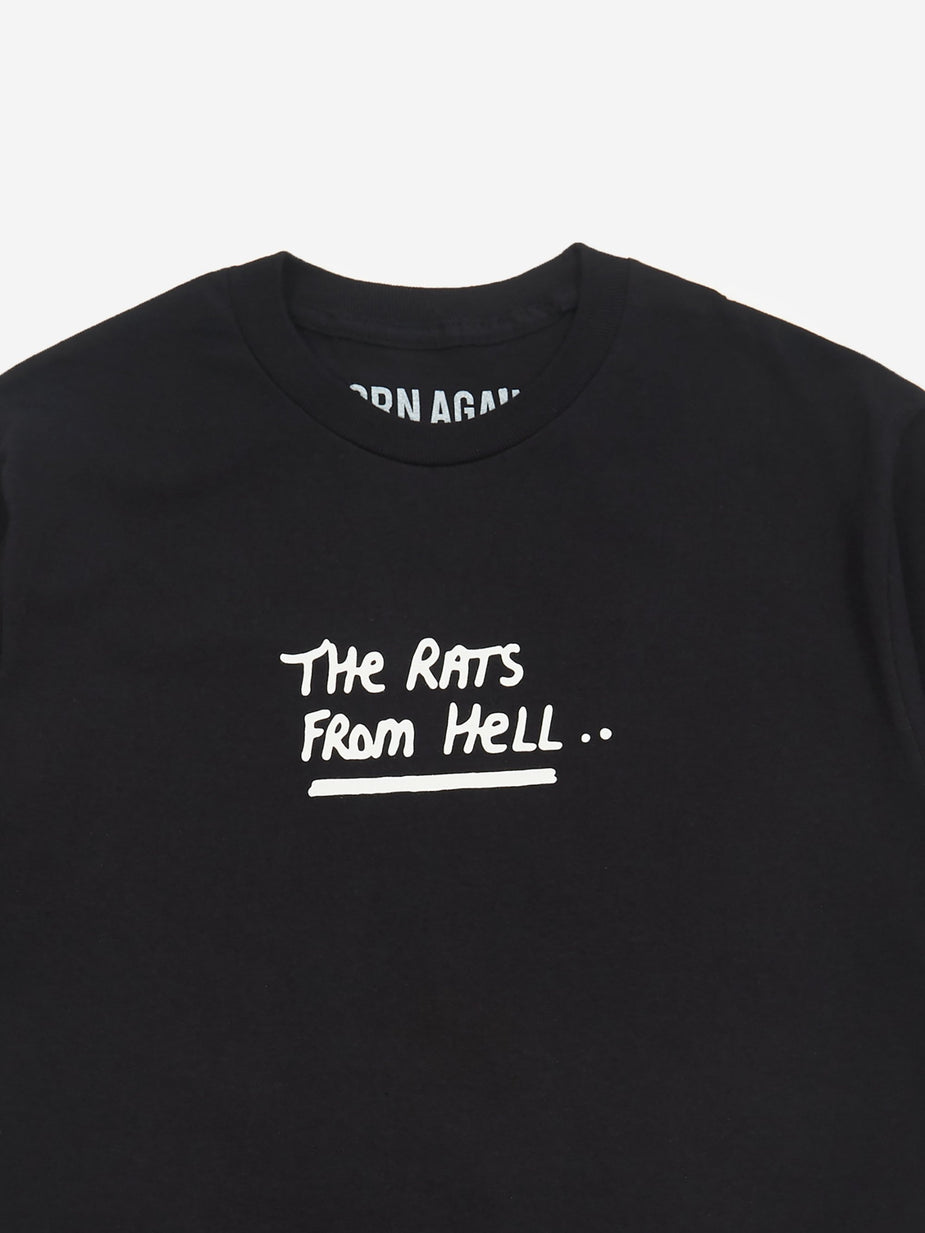 Born Again Born Again Rats From Hell Shortsleeve T-Shirt - Black - Black
