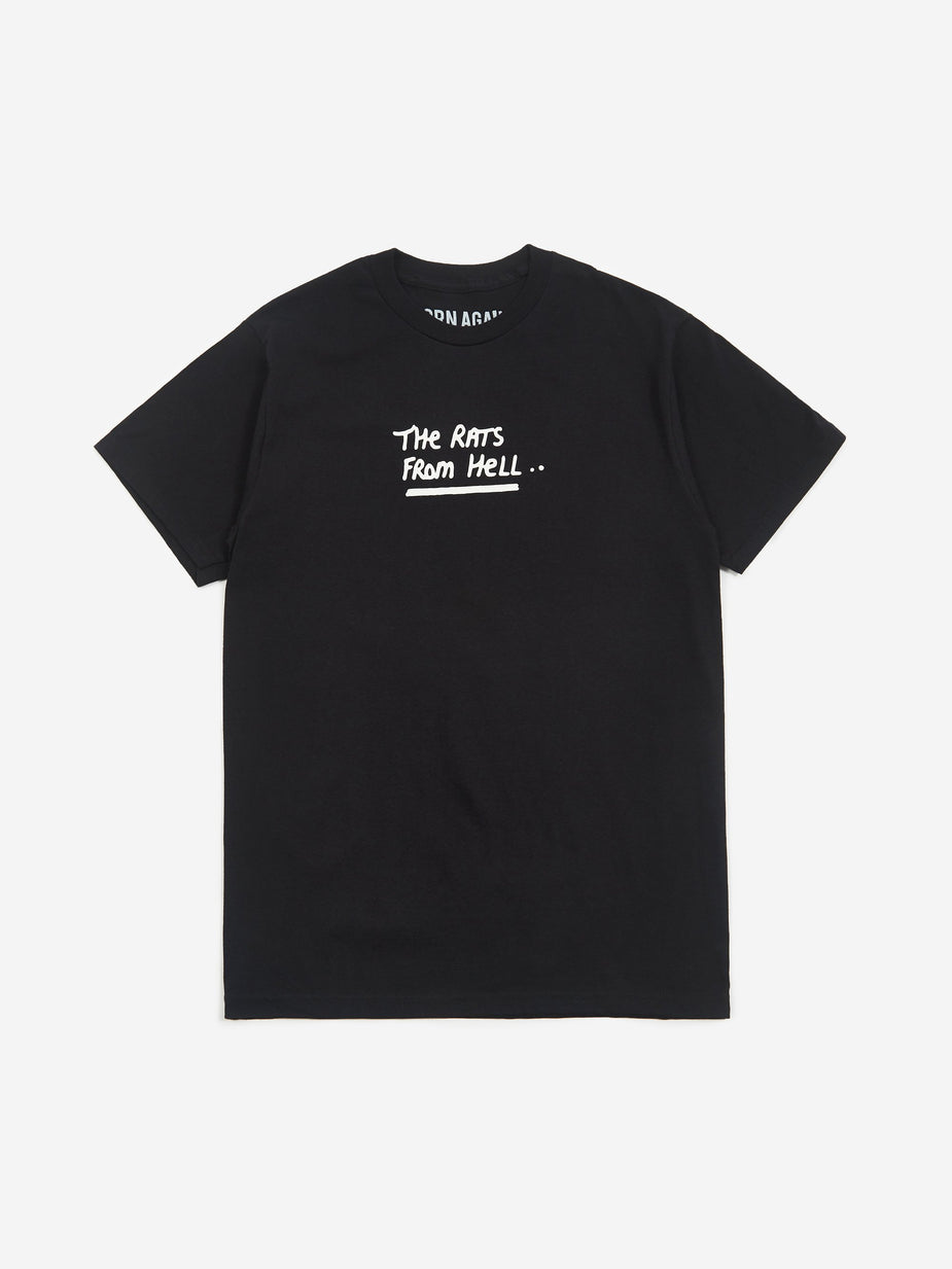 Born Again Born Again Rats From Hell Shortsleeve T-Shirt - Black - Black