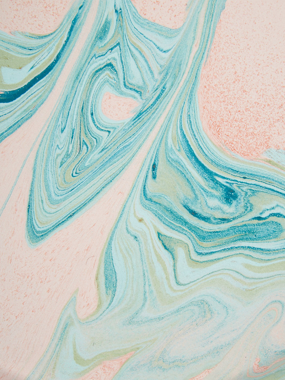 Bornn Bornn Marble Large Flat Plate 25cm - Blush - Other