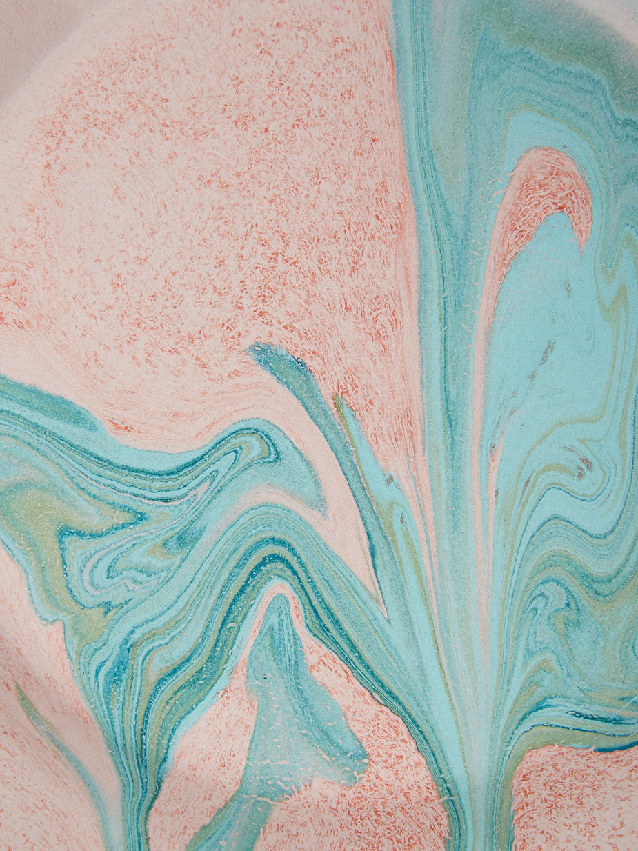 Bornn Bornn Marble Small Flat Plate 21cm - Blush - Other