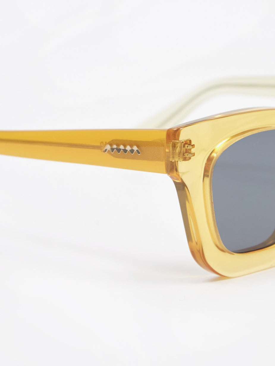Brain Dead Brain Dead Elia Sunglasses - Multi Amber/Black - Black