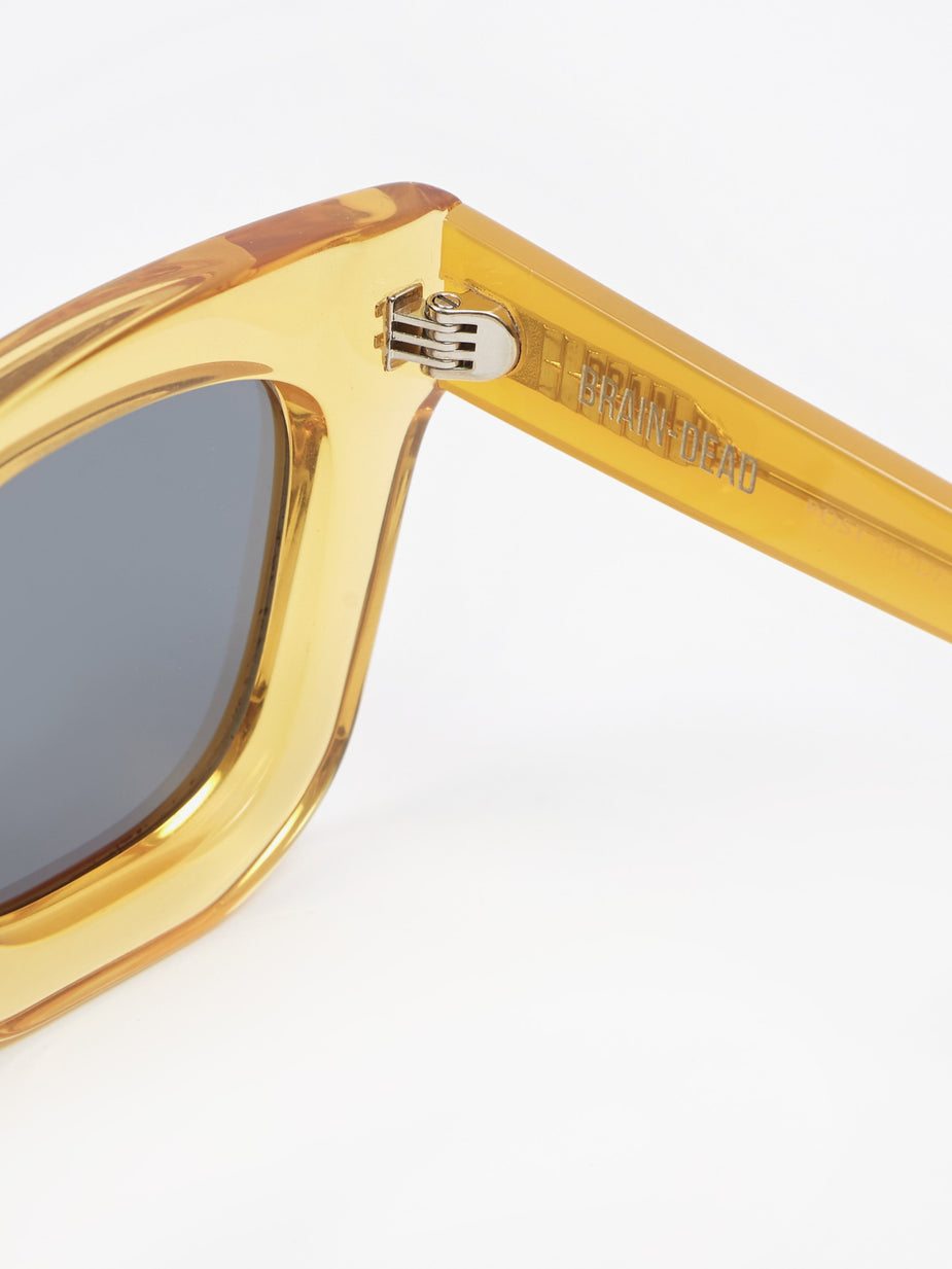 Brain Dead Brain Dead Elia Sunglasses - Multi Amber/Black - Black