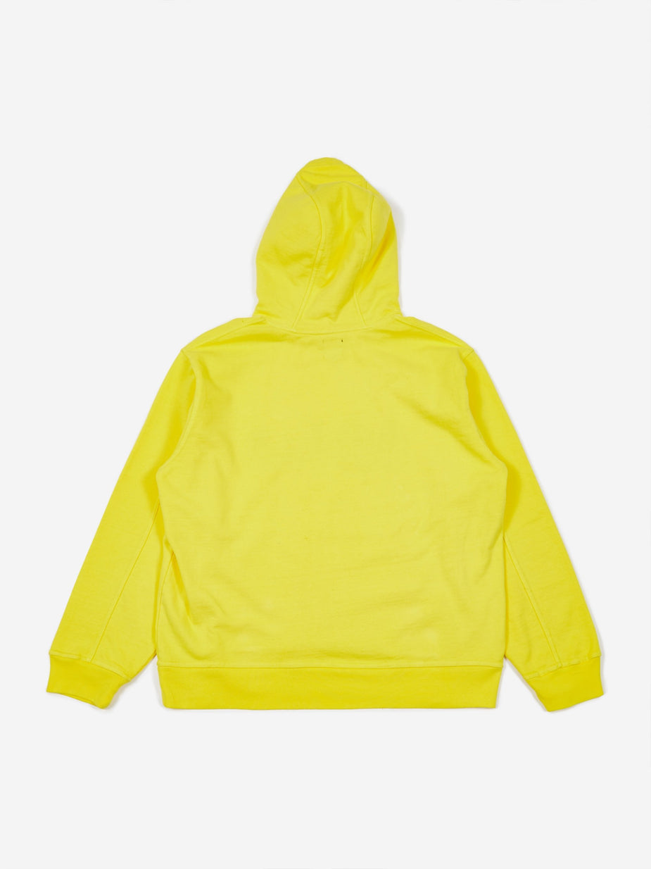 Brain Dead Brain Dead Embroidered Graffiti Hoodie - Light Yellow - Yellow