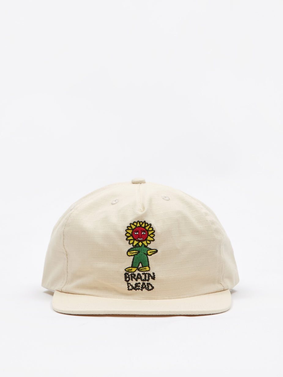 Brain Dead Brain Dead Floor Ripstop Five Panel Snapback - Natural - Neutrals