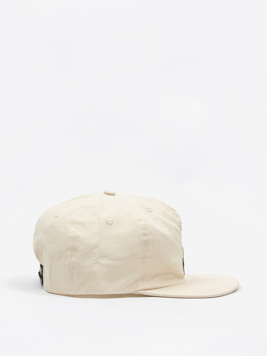 Brain Dead Brain Dead Floor Ripstop Five Panel Snapback - Natural - Neutrals