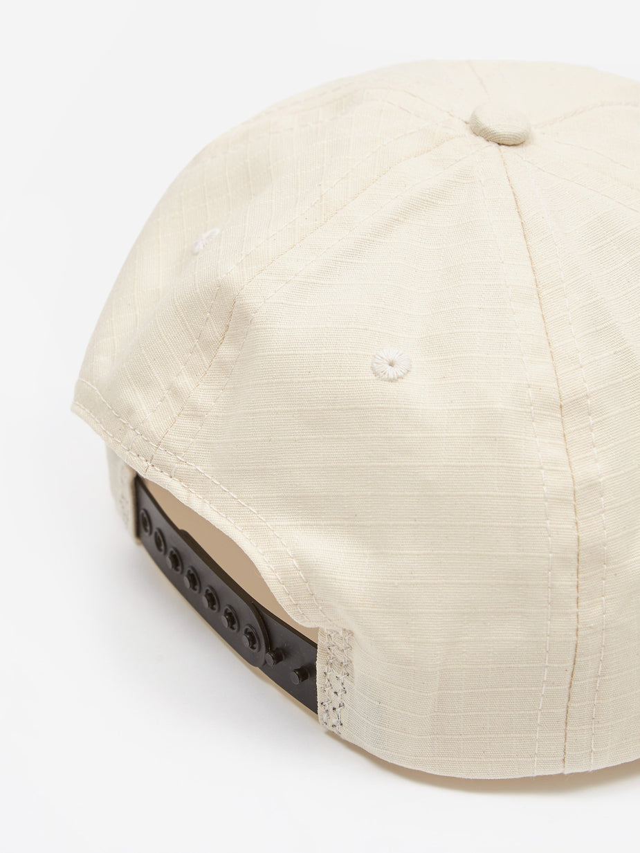 Brain Dead Brain Dead Floor Ripstop Five Panel Snapback - Natural - Neutrals