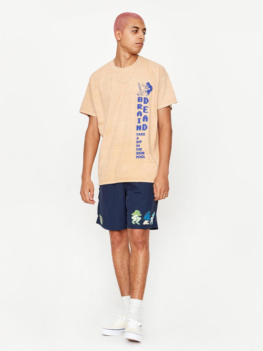 Brain Dead Brain Dead Gene Pool Shortsleeve T-Shirt - Taupe - Neutrals
