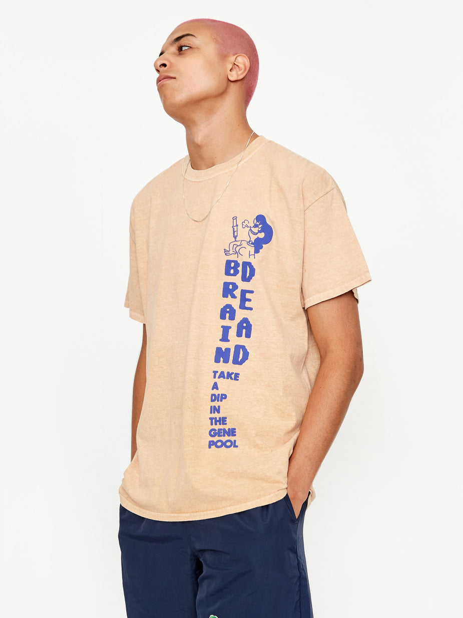 Brain Dead Brain Dead Gene Pool Shortsleeve T-Shirt - Taupe - Neutrals