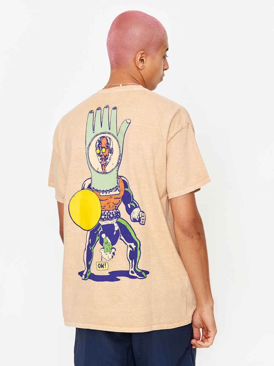 Brain Dead Brain Dead Gene Pool Shortsleeve T-Shirt - Taupe - Neutrals