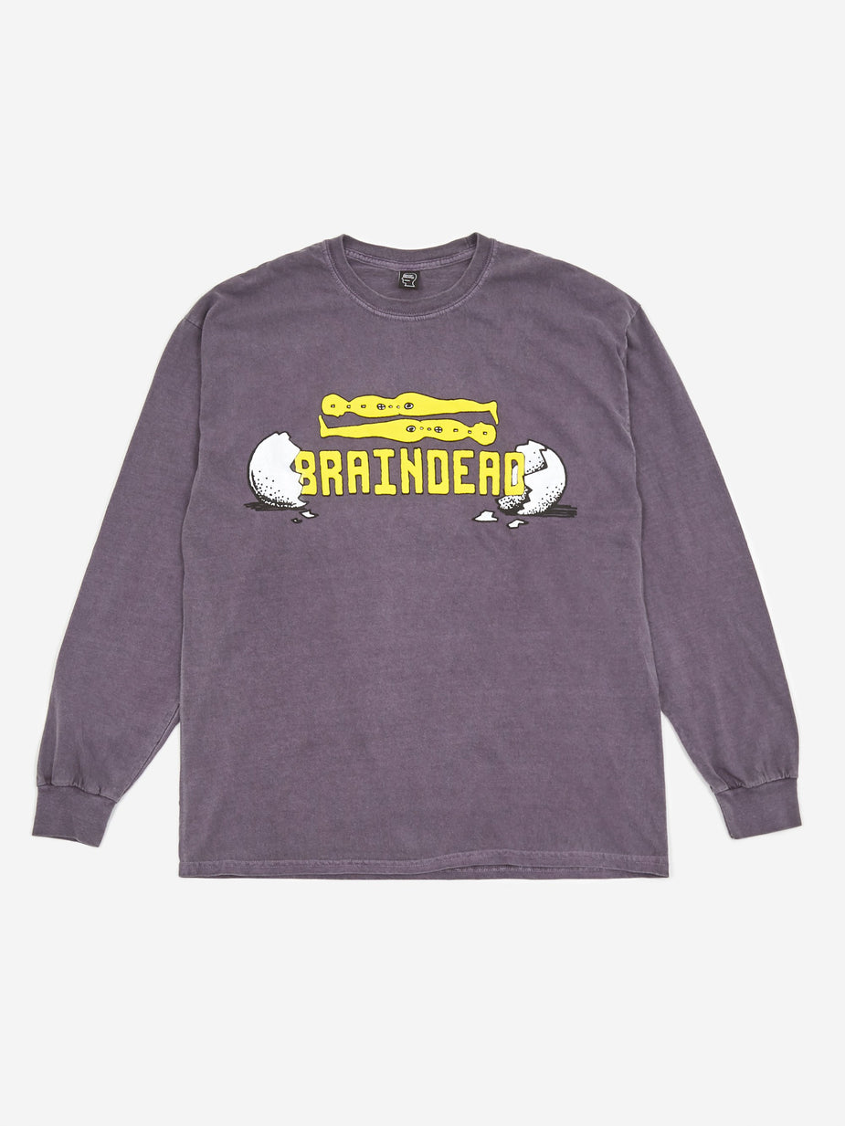 Brain Dead Brain Dead Hatchlings Longsleeve T-Shirt - Berry - Other