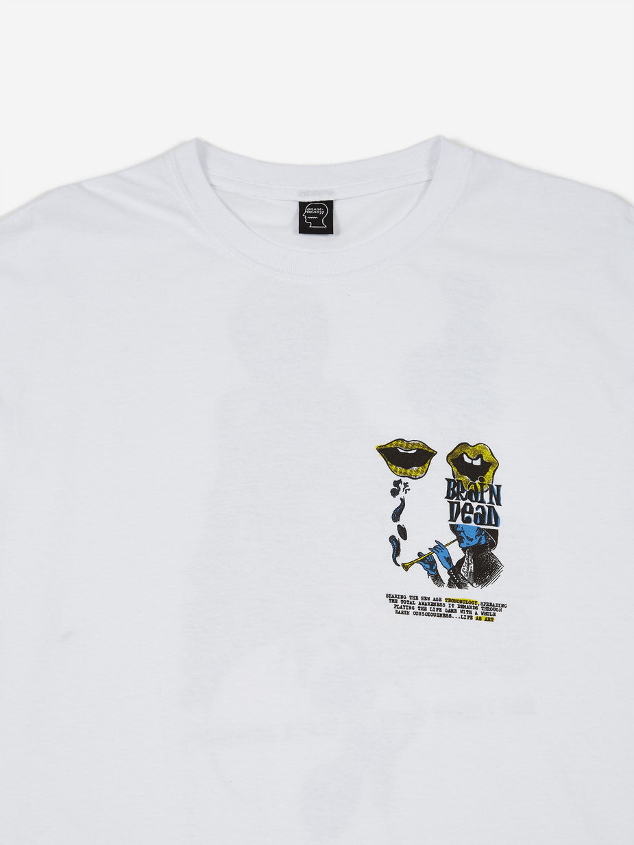 Brain Dead Brain Dead Invasion Shortsleeve T-Shirt - White - White