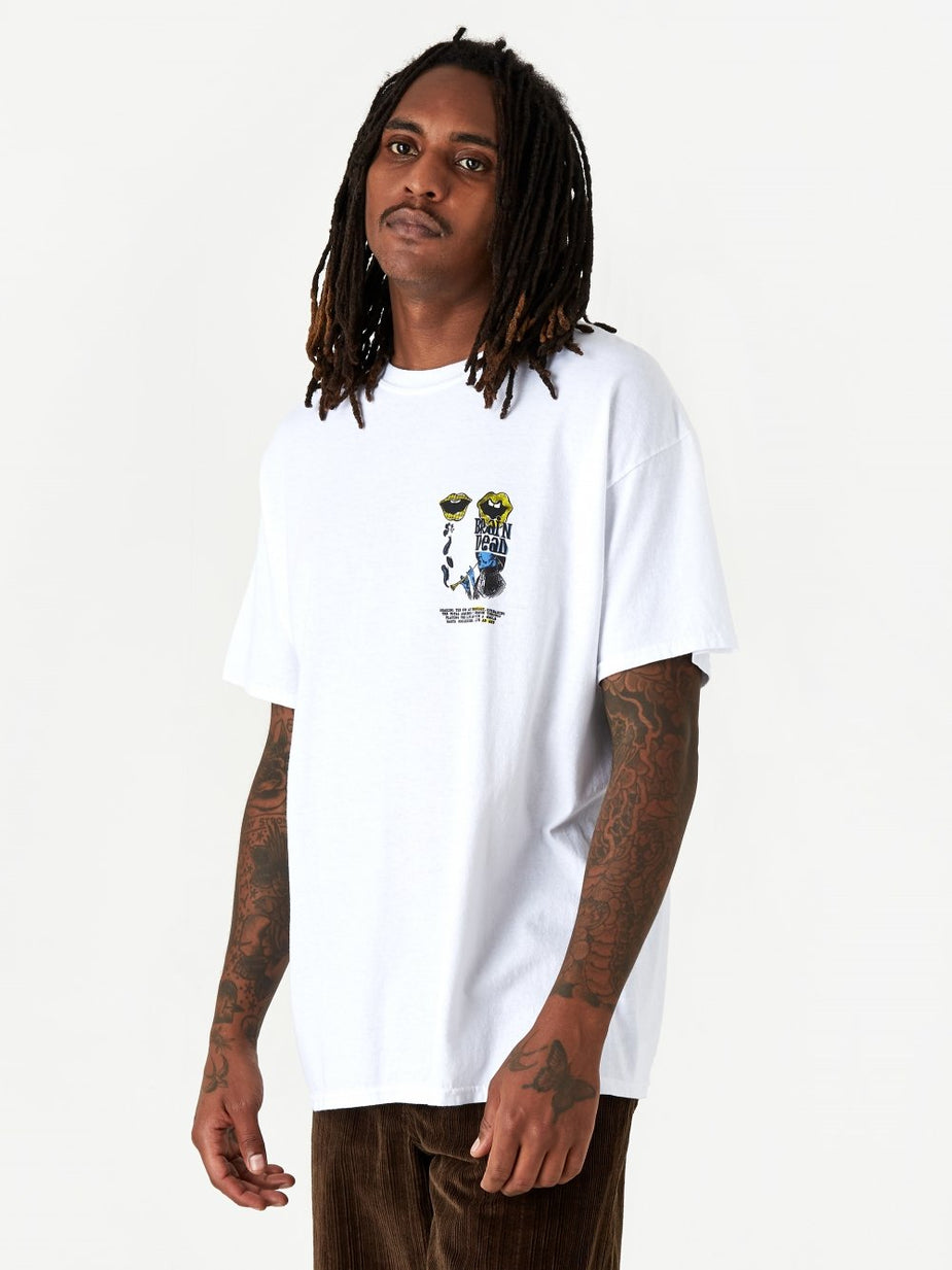 Brain Dead Brain Dead Invasion Shortsleeve T-Shirt - White - White