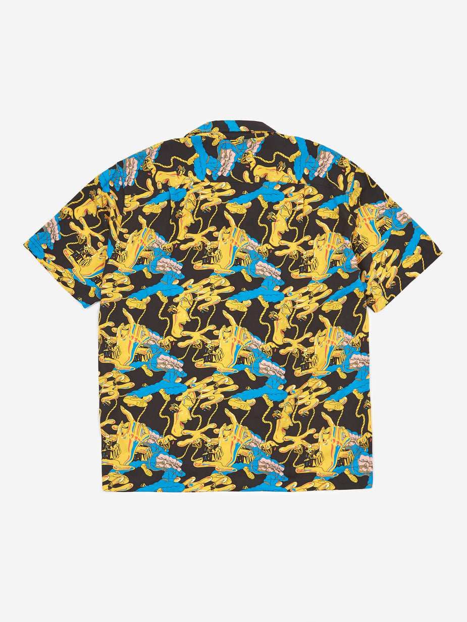 Brain Dead Brain Dead Jonny Negron Bondage Printed Shortsleeve Shirt - Black - Black