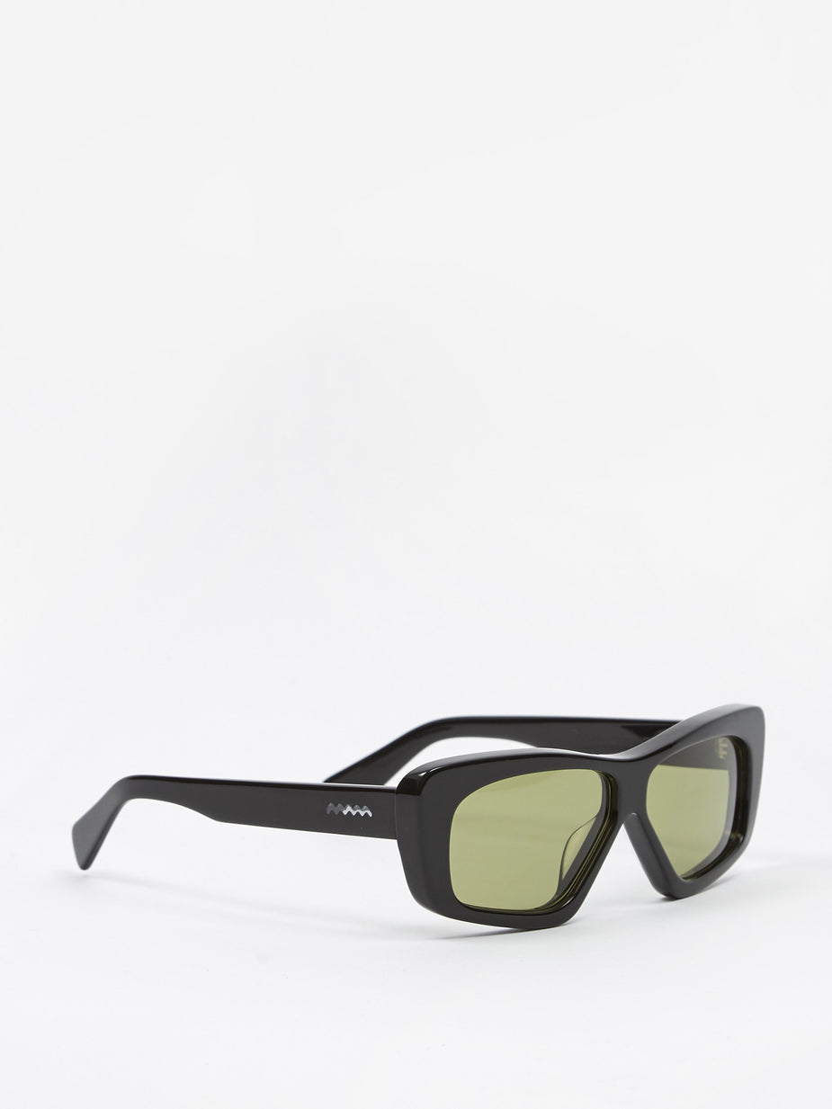 Brain Dead Brain Dead Kopelman Sunglasses - Black/Black - Black