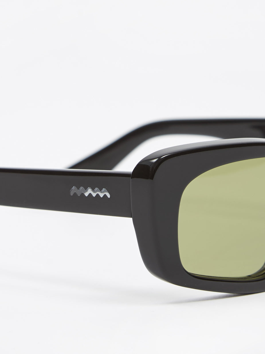 Brain Dead Brain Dead Kopelman Sunglasses - Black/Black - Black