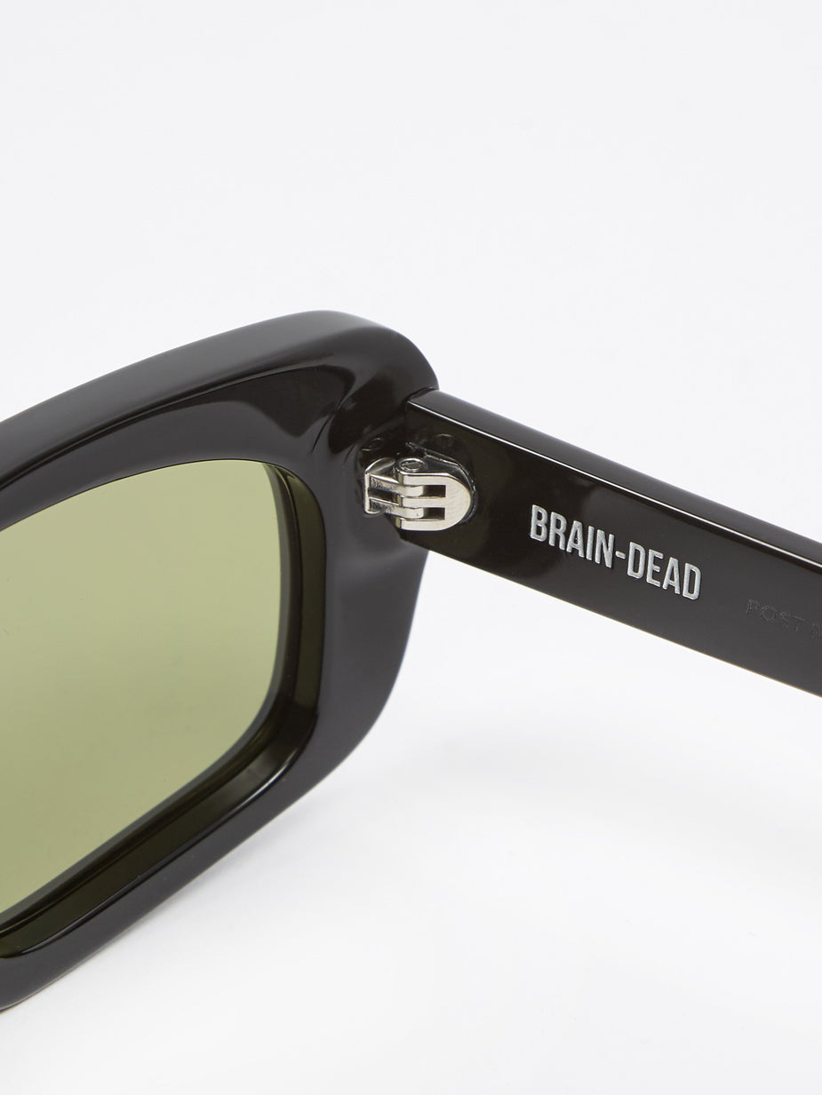 Brain Dead Brain Dead Kopelman Sunglasses - Black/Black - Black