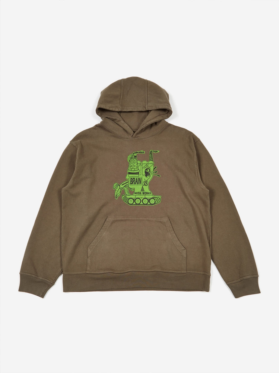 Brain Dead Brain Dead Media Works Hoodie - Black - Black