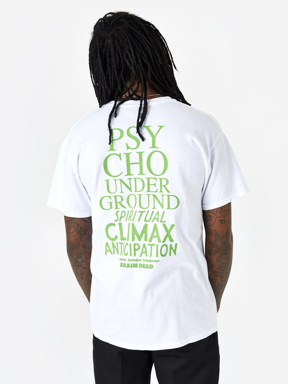 Brain Dead Brain Dead Media Works Shortsleeve T-Shirt - White - White