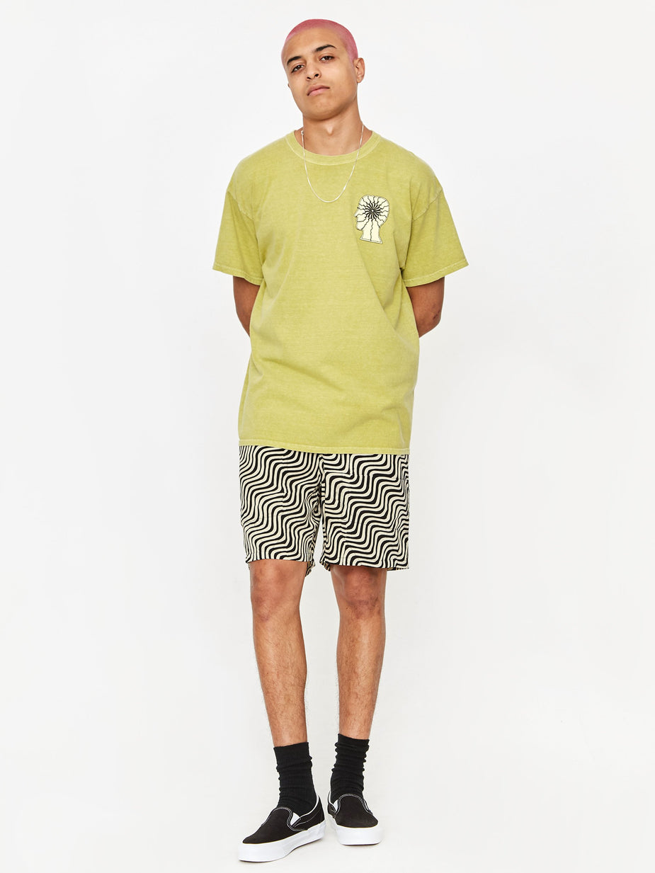 Brain Dead Brain Dead Migraine Shortsleeve T-Shirt - Olive Drab - Green