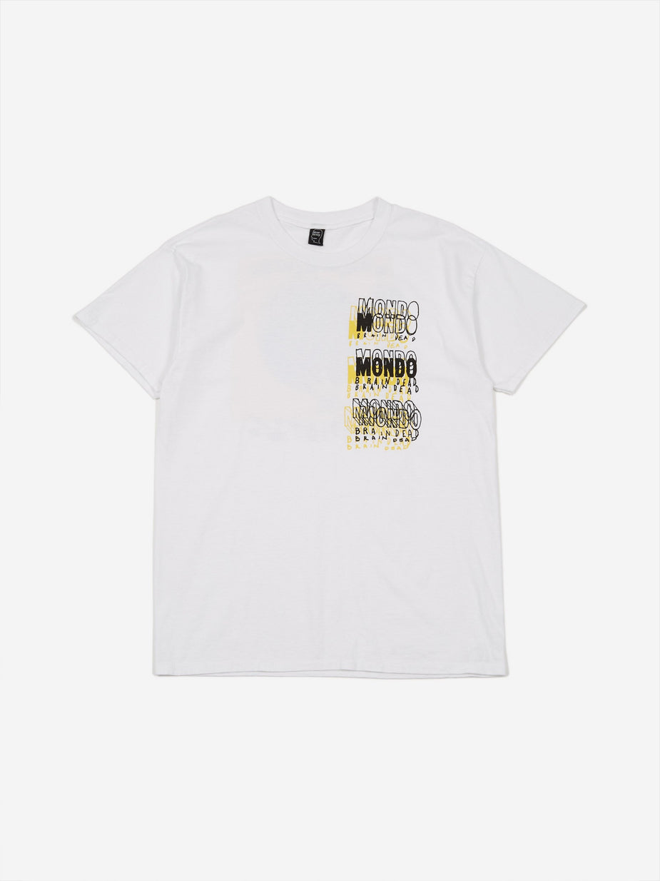 Brain Dead Brain Dead Mondo Shortsleeve T-Shirt - White - White