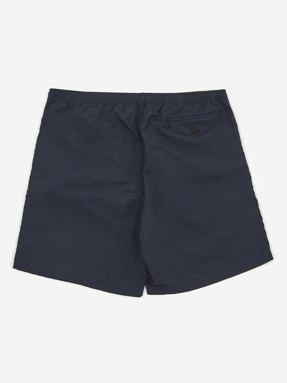 Brain Dead Brain Dead Mushroom Patch Nylon Beach Short - Navy - Blue