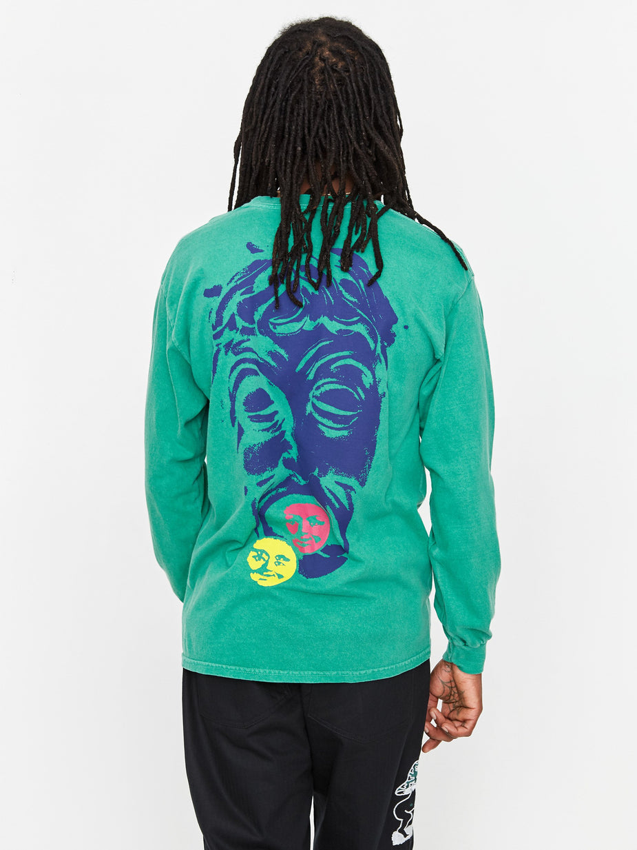 Brain Dead Brain Dead One Who Shouts Longsleeve T-Shirt - Green - Green
