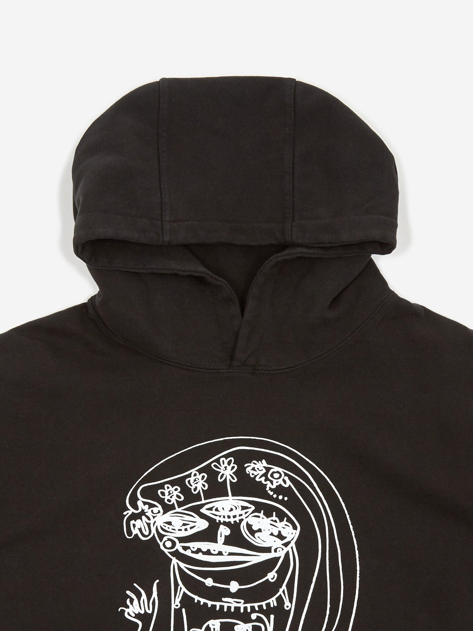 Brain Dead Brain Dead P&TY Hooded Sweatshirt - Black - Black