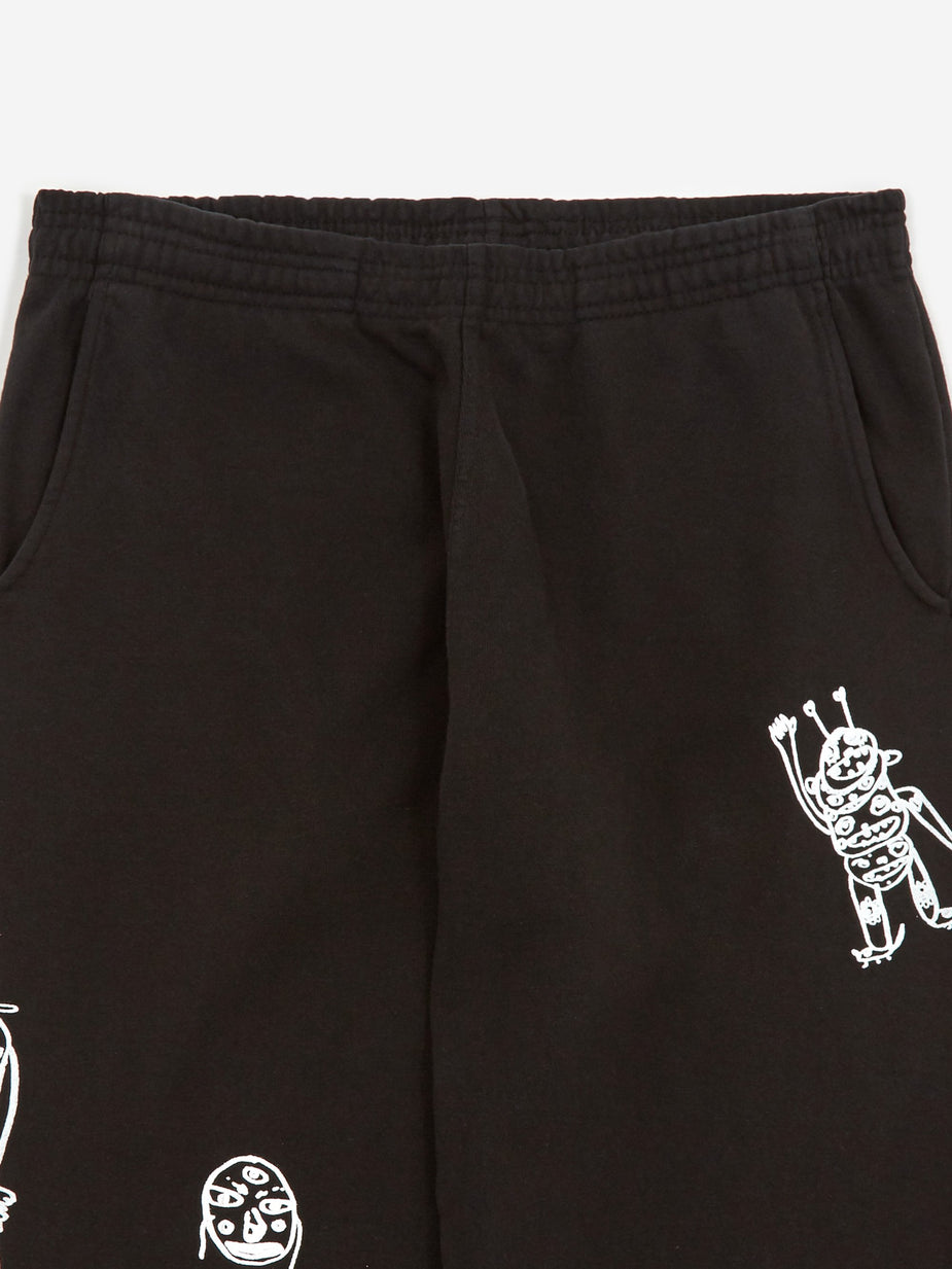 Brain Dead Brain Dead P&TY Sweatpant - Black - Black
