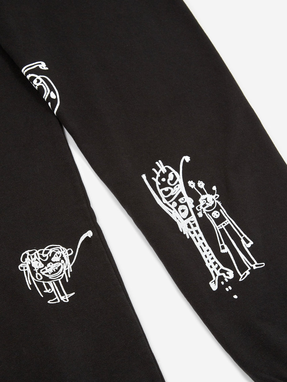 Brain Dead Brain Dead P&TY Sweatpant - Black - Black