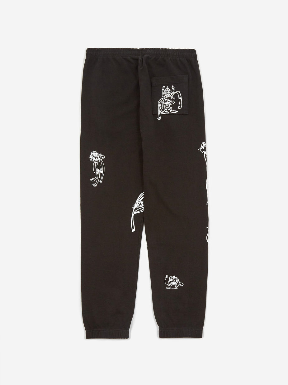 Brain Dead Brain Dead P&TY Sweatpant - Black - Black