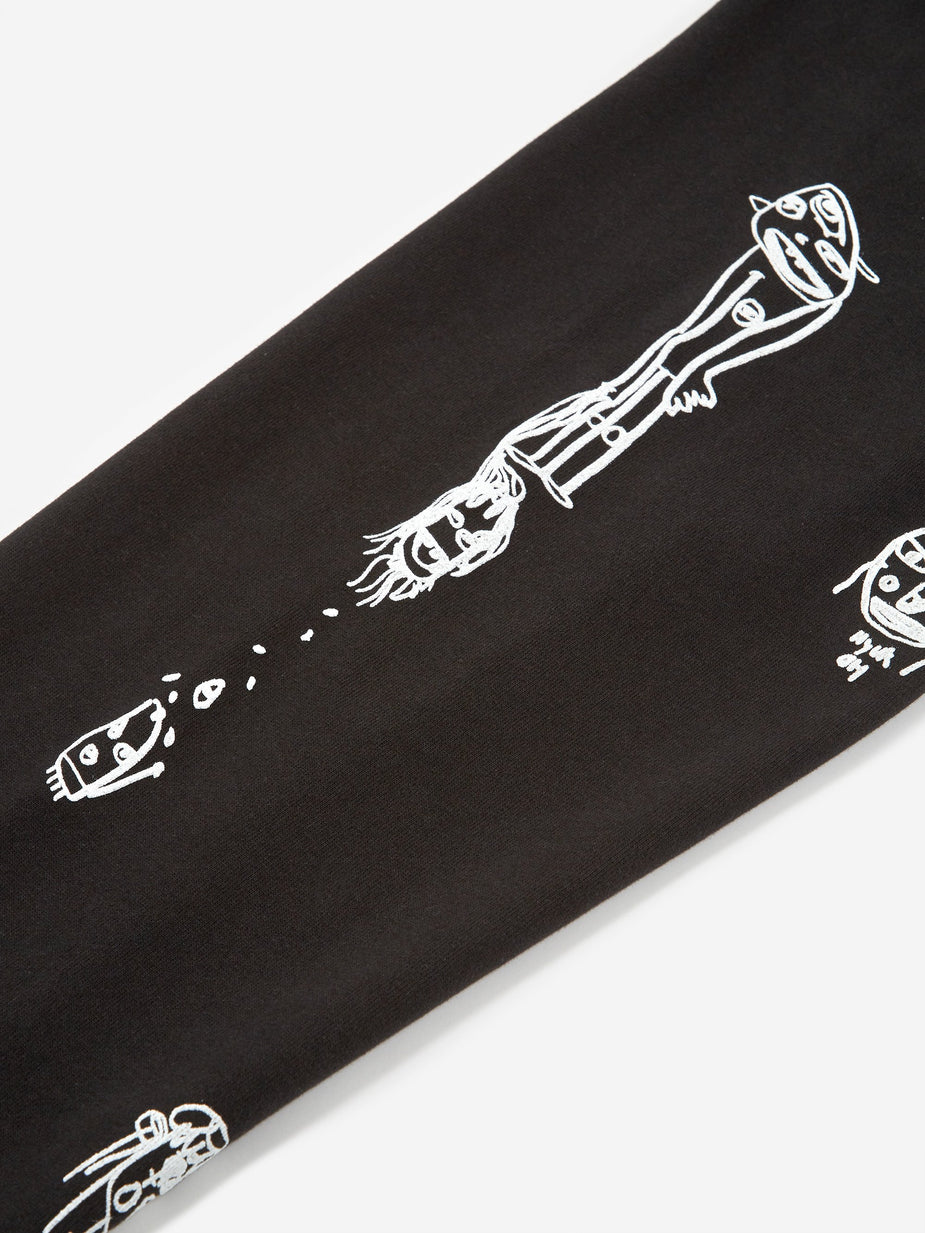 Brain Dead Brain Dead P&TY Sweatpant - Black - Black