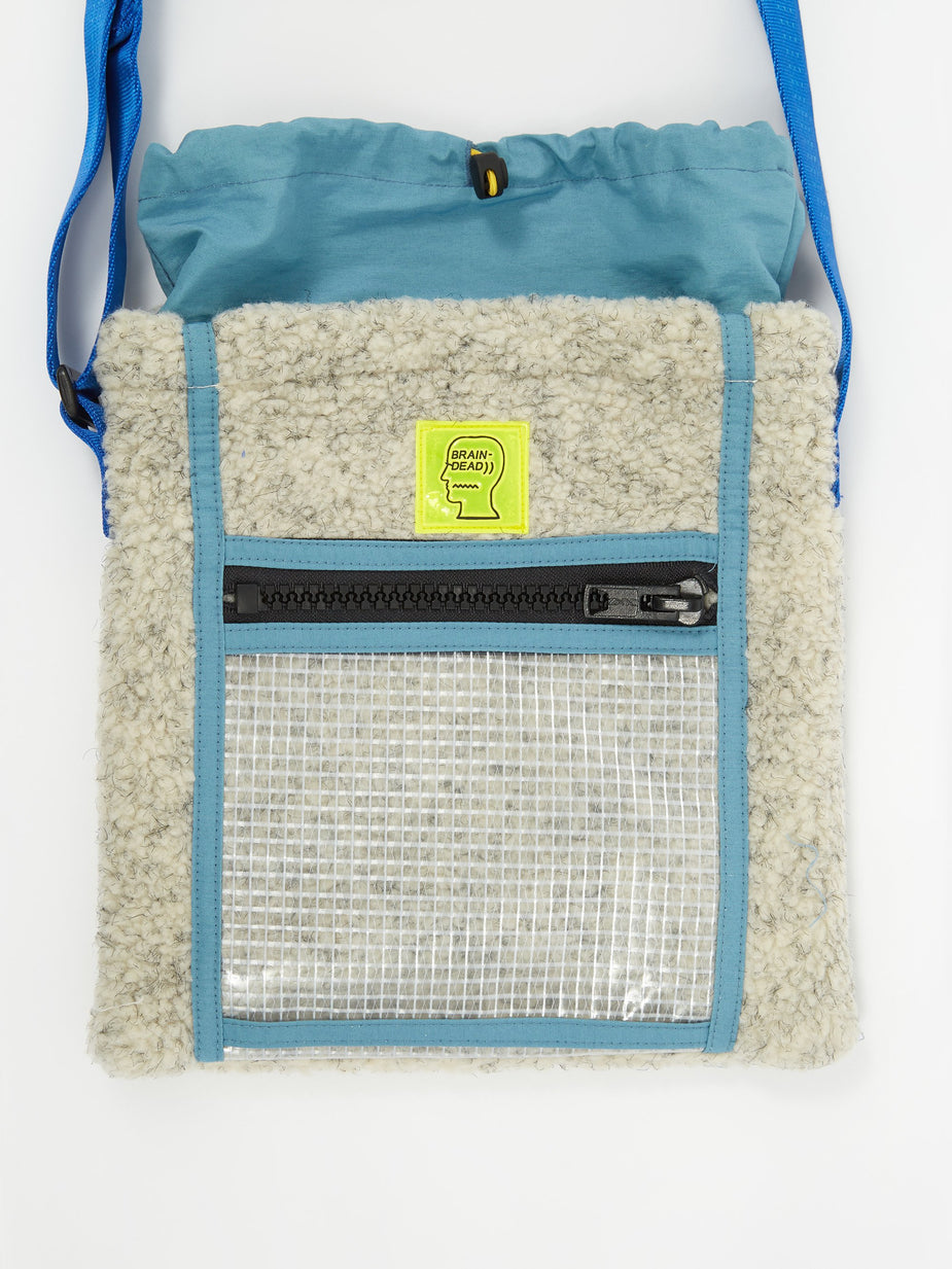 Brain Dead Brain Dead Rush Hour Tote Bag - Cream/Blue - Blue