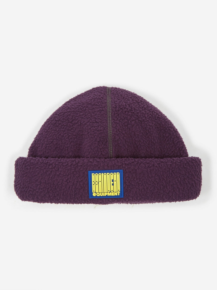 Brain Dead Brain Dead Sherpa Beanie Hat - Purple - Purple