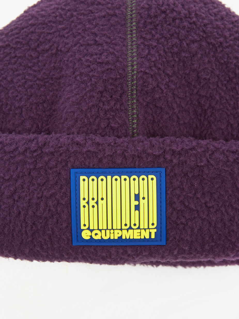 Brain Dead Brain Dead Sherpa Beanie Hat - Purple - Purple