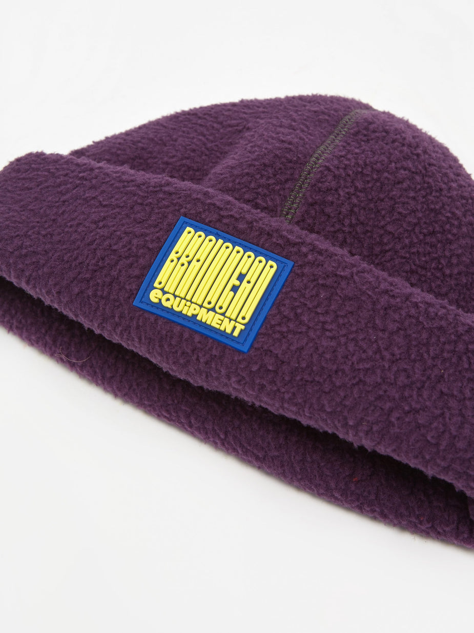 Brain Dead Brain Dead Sherpa Beanie Hat - Purple - Purple
