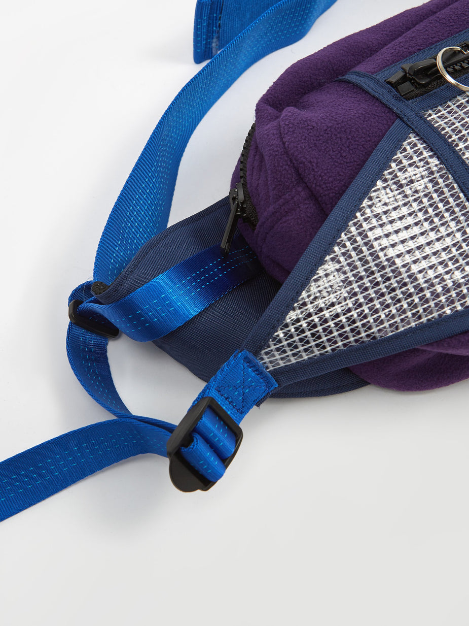 Brain Dead Brain Dead Sherpa Rush Fanny Pack - Purple/Navy - Purple