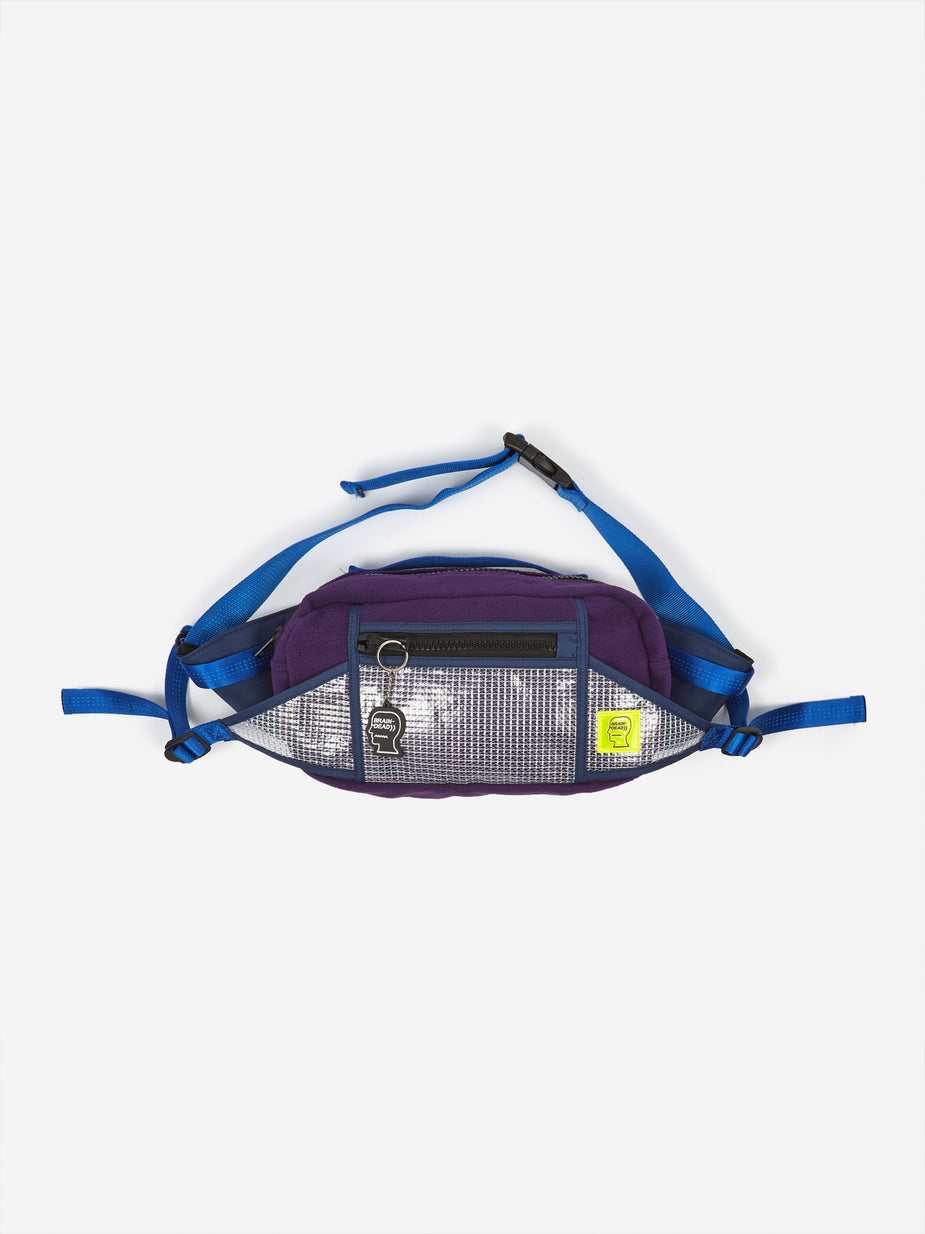 Brain Dead Brain Dead Sherpa Rush Fanny Pack - Purple/Navy - Purple