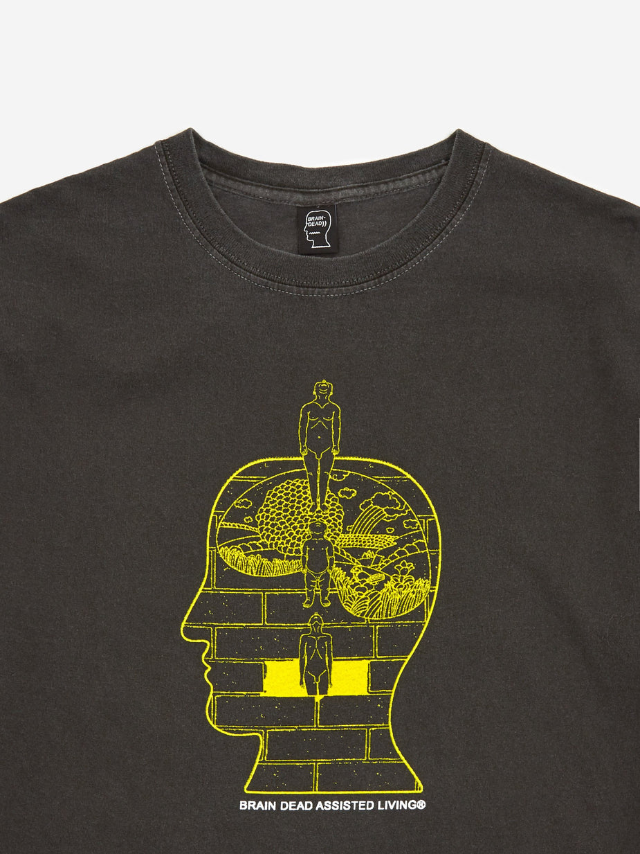 Brain Dead Brain Dead Syd Shortsleeve T-Shirt - Washed Black - Black